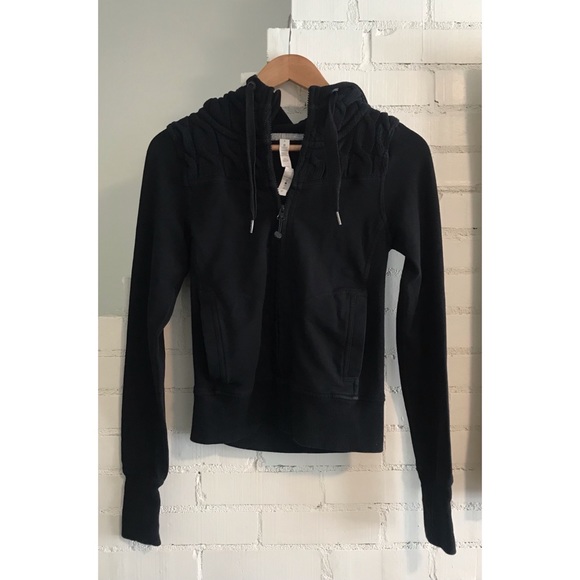 Lululemon scuba hoodie with sweater knit hood - Picture 4 of 6